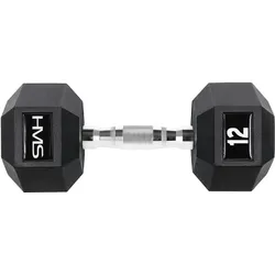 Kurzhantel HMS HEX PRO schwarz|grau 12kg