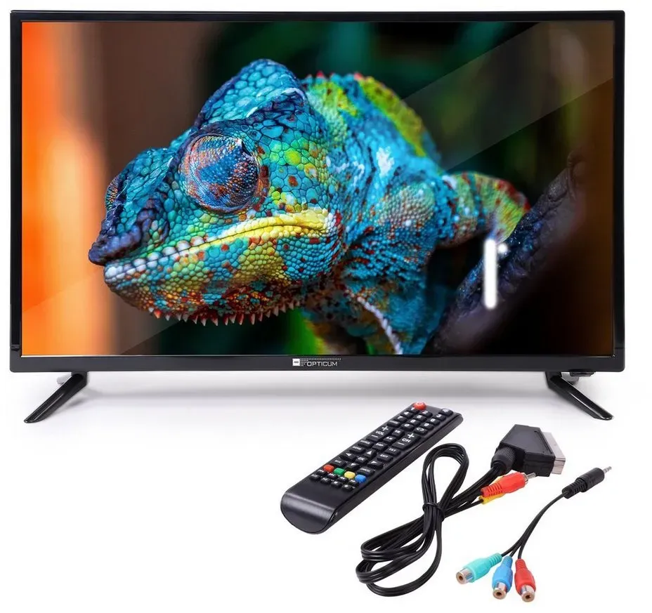 RED OPTICUM TRIVIO 32Z3 LCD-LED Fernseher (32 Zoll, HD-ready, Triple Tuner DVB-S2 / DVB-T2 / DVB-C - CI+ Steckplatz)