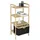 Wenko Ecori Standregal 44 x 93,5 x 33 cm Schwarz