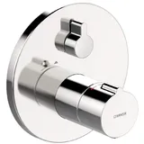 Hansa Fertigmontageset HANSABLUEBOX HOME UP-Brausetherm., m Mengenreg., chrom