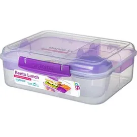 Sistema Lunchbox TO GO Bento Lunch 21690, Kunststoff, mit Joghurtbecher, 1,65 l