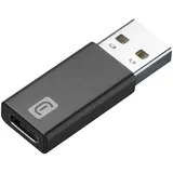 Cellular Line USB-C auf USB-A Adapter Schwarz