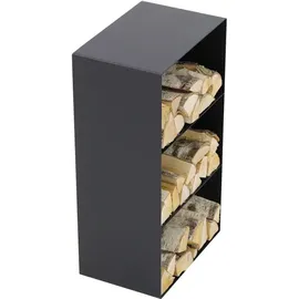 Magnus Brennholzregal R147 Stahl 45 x 30 x 80 cm Schwarz