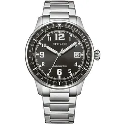 Citizen Herrenuhr Mechanisch NJ0190-51E - silber