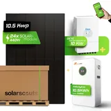 Photovoltaikanlage 10 kWp Bifazial & Fullblack10 kW Felicity Speicher JA Solar