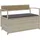 vidaXL Gartenbank 55 x 74 x 0 cm Grau