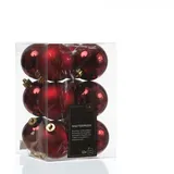 MARELIDA Christbaumkugeln - Weihnachtbaumskugeln - bruchfest - D: 6cm - glänzend/matt - ...