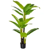 Homcom künstliche Pflanze-17L x 17B x150H cm-Grün - Gruen