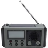 Handkurbel Notfallradio, 10000 MAH Solar Radio mit Starker Leichter Taschenlampe, DAB -FM -Sendung und BT -Lautsprecher, IPX6 Water Proof für Home Outdoor Notfall (Green)