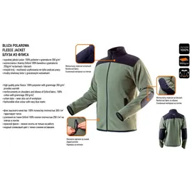 Neo Tools Neo Polar-Fleecejacke Camouflage M