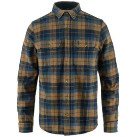 Fjällräven Singi Heavy Flannel Shirt M Dark navy-buckwheat brown