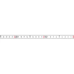 BMI Bandmaß, selbstklebend, Skalierung von rechts nach links 10 m