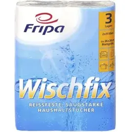 Fripa Küchenrolle Wischfix 3-lagig weiß 2 St./Pack.