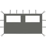 Pavillon-seitenwand Mit Fenstern 4x2 M Anthrazit