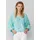 s.Oliver Musselin-Bluse mit Raglanärmeln und Raffung Blau XS