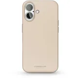 VONMÄHLEN iPhone 16 Like Leather Case cremefarben