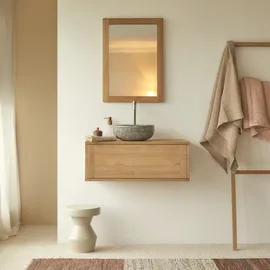 Tikamoon Waschtischunterschrank 95 x 0 x 0 cm Beige