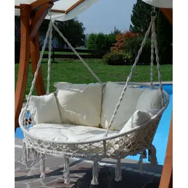 aleos Hollywoodliege Beige 2-Sitzer