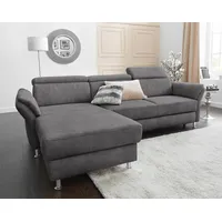 Sit&more Ecksofa »Avignon L-Form«, Kopfteilverstellung, wahlweise mit Bettfunktion und