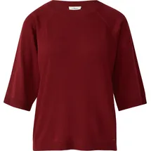 s.Oliver Leichter Kurzarm-Strickpullover rot 34