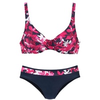 petite fleur Bügel-Bikini Damen beere-bedruckt Gr.38 Cup B