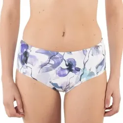 Femilet Java Sustainable Midi Bikini Brief Lila gemustert Polyamid 46 Damen
