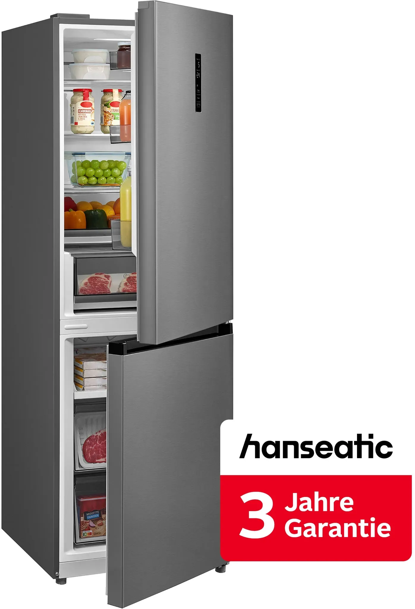 HANSEATIC Kühl-/Gefrierkombination 