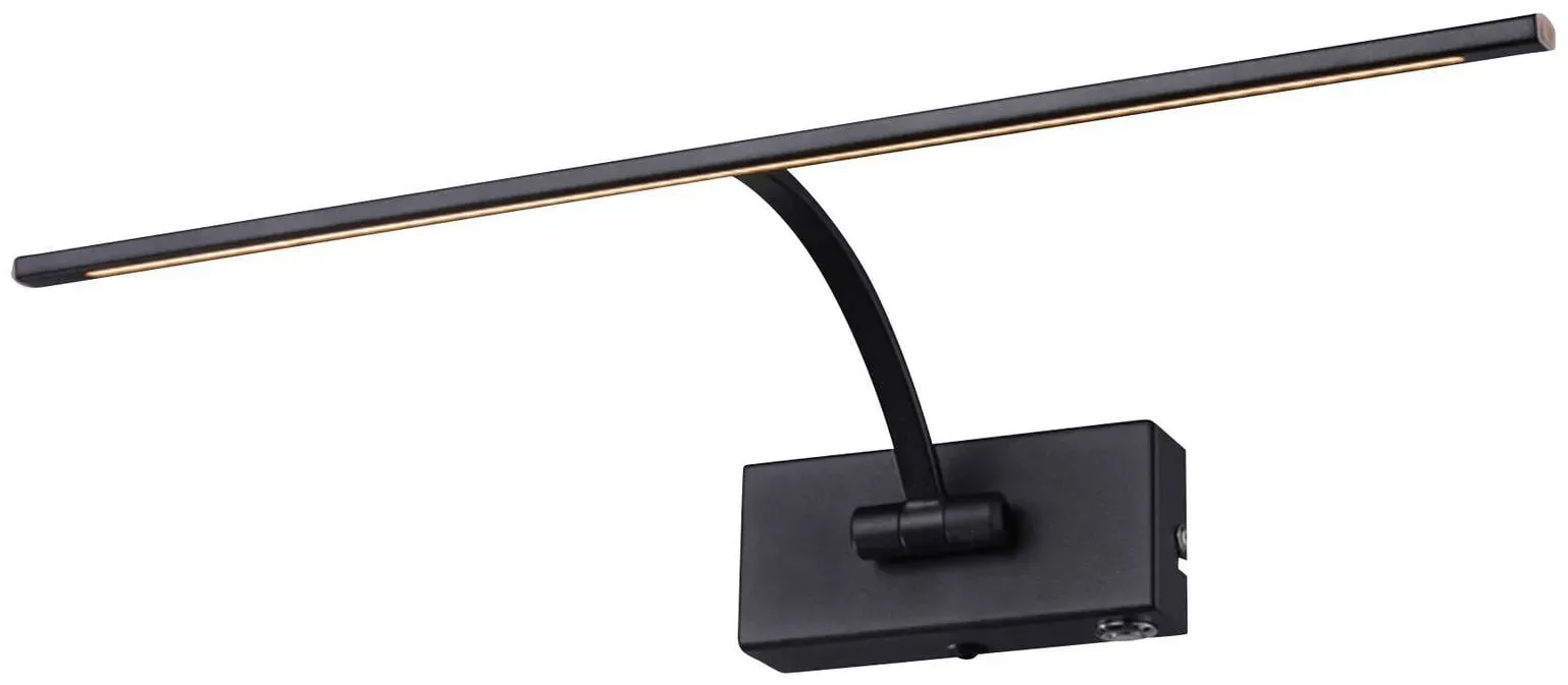 Freelight LED Bilderleuchte Matisse, dimmbar, schwarz, für Wohn- / Esszimmer, Metall, Modern, LED Wandleuchte, Wandlampe Innen - cm - 45 cm - cm