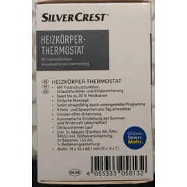 Silvercrest Programmierbares Heizkörperthermostat