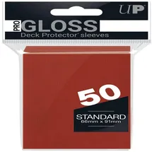 Ultra Pro Deck Protector Sleeves Lava Red (50)