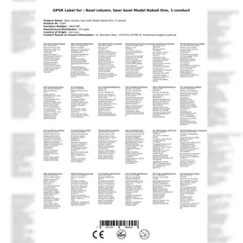 ich-zapfe Schanksäule Modell Naked One, 1-leitig