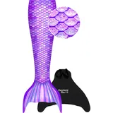 Meerjungfrauenflosse FANTASY LILA S/M Einheitsfarbe S-M (116 - 140)