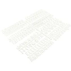 Securit® Buchstaben-Set, Zubehör für Wandkreidetafeln "Letter Board", bestehend aus 360 Acryl Buchstaben, Nummern und Symbolen 35x28x1cm | 0,10kg