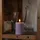 Deluxe Homeart MIA LED Stumpenkerze 10 cm lila