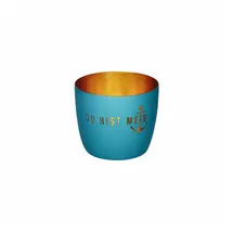 Giftcompany Windlicht Madras Eisen Blau