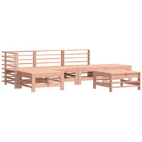 vidaXL 6-tlg Garten-Lounge-Set Massivholz Douglasie Modell 9