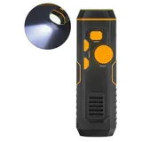 Dynamo Kurbelradio – FM-Radio mit Taschenlampe, 120 dB Sirene & USB-Ladefunktion, Mini Notfallradio für Outdoor & Camping