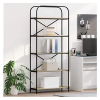 vidaXL Bücherregal 80 x 30 x 183 cm Sonoma-Eiche