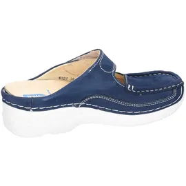 WOLKY Roll Slipper Antique für Damen, blau, Größe 37 EU