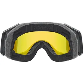 Uvex gravity Fm Skibrille / black matt - Supravision Yellow/CAT1