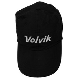 Volvik Cap schwarz Logo vorne