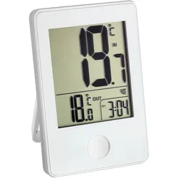 TFA Dostmann Pop, Elektronisches Umgebungsthermometer, Drinnen/Draußen, Digital,