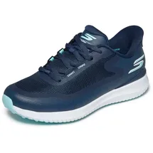 SKECHERS Damen Flight Slip-in Spikeless Golf Shoe Sneaker, Marineblau, 38 EU