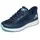 SKECHERS Damen Flight Slip-in Spikeless Golf Shoe Sneaker, Marineblau, 38 EU