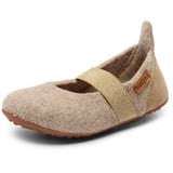 Bisgaard Mädchen Wool Ballet Flat, Nougat, 33 EU