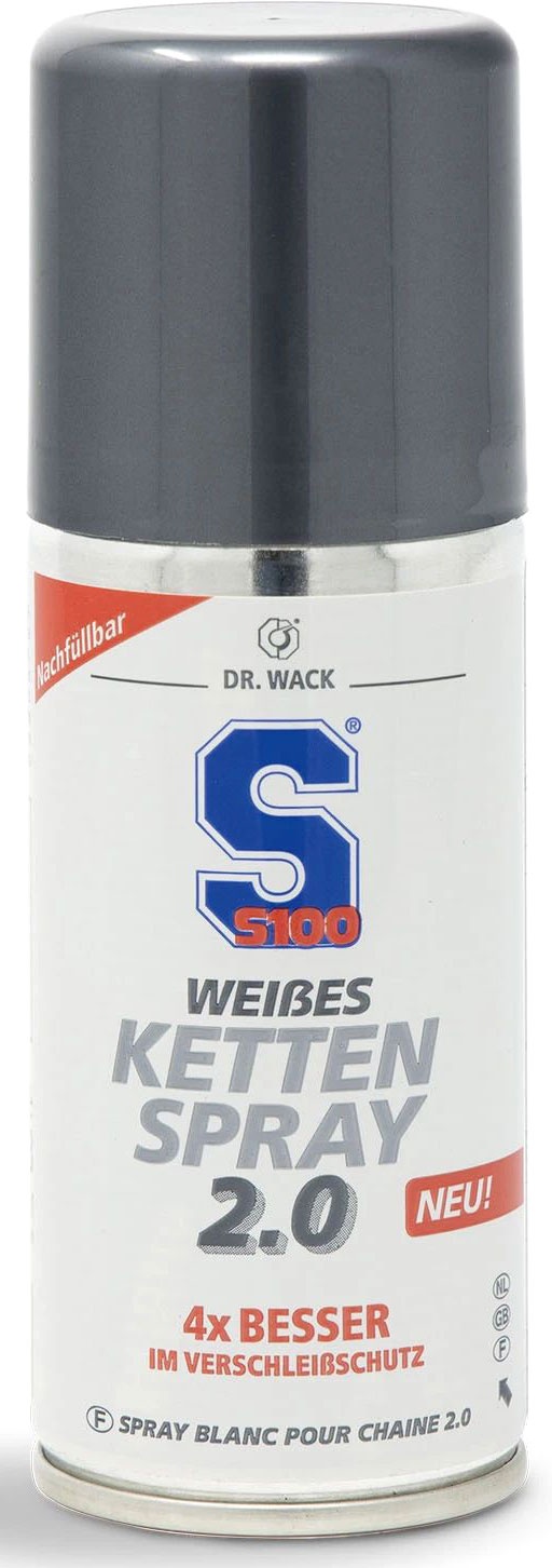 S100 235 2.0, chaîne blanche en spray - 400 ml