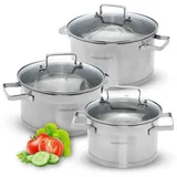 classbach C-KTS 4015 Topf-Set 3-tlg. 3 x Kochtopf