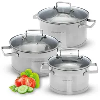 classbach C-KTS 4015 Topf-Set 3-tlg. 3 x Kochtopf