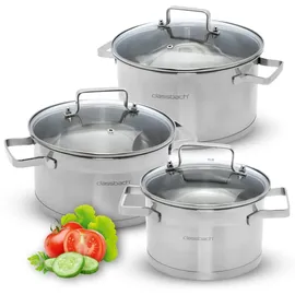 classbach C-KTS 4015 Topf-Set 3-tlg. 3 x Kochtopf