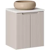 ROYAL24_MARKT Badmöbel-Set - Nova Cashmere N BM153 -Waschbeckenunterschrank 3 Größen 80,60,50 cm, (Komplett Set, 3-St., Premium - Nova Cashmere N), Hochwertig – Klassisch – Stilvoll. 50 cm